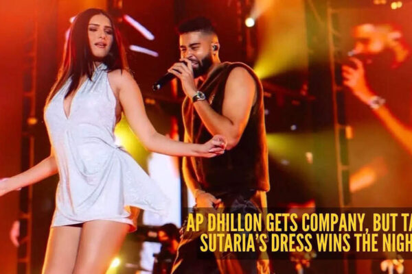 Tara Sutaria joins AP Dhillon on stage, but her pretty little dress becomes the ultimate headliner |