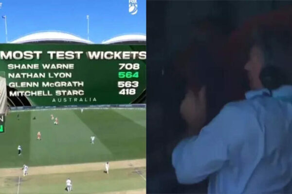 Watch: McGrath ‘pretends’ to throw a chair as Nathan Lyon spins past him on Test wicket-takers list | Cricket News