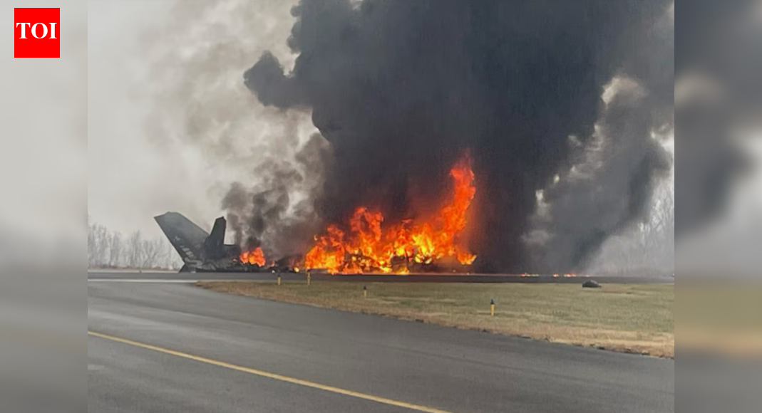 Business jet crashes at North Carolina airport; fireball erupts – watch