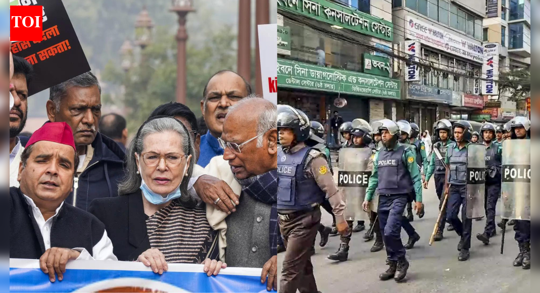 NEW DELHI: The Viksit Bharat Guarantee for Rozgar and Ajeevika Mission (Gramin) Bill (VB- G RAM G Bill) has turned into a political slugfest with opposition launching massive protests. Meanwhile, PM Modi is about to wrap -up his three-nation tour, with Oman being his last visit.Meanwhile, anti-India protests led to shutdown of Indian consulates in the South Asian nation, while US President Donald Trump addressed the nation from the White house during which he took jabs at his predecessors Joe Biden and Barack Obama.Here are the top stories for the day:VB-G RAM G Bill passed in Lok Sabha, leads to massive protest from OppositionThe Lok Sabha passed the Viksit Bharat Guarantee for Rozgar and Ajeevika Mission (Gramin) Bill (VB- G RAM G Bill) amid massive opposition protests, leading to repeated disruptions and the adjournment of the lower house after a ruckus. The Bill replaces the 20-year-old Mahatma Gandhi National Rural Employment Guarantee Act (MGNREGA). Read full story Lok Sabha Passes Viksit Bharat G Ram G Bill Amid Protests, Opposition Tears Copies Over Gandhi Name Anti-India protests break out in Bangladesh;  two visa centres closed amid security concernsAnti-India protests in Bangladesh raised security concerns at Indian visa centres in the neighbouring country, leading to the closure of facilities in Khulna and Rajshahi. The centre in Dhaka also faced a security scare a day earlier but resumed full operations the next day. The protestors also marched towards the Indian High Commission, but were was stopped by police. Read full storyPM Modi conferred ‘Order of Oman’,  inks historic FTA with Gulf nationPrime Minister Narendra Modi was conferred the Order of Oman, the Sultanate’s highest civilian honour, during his ongoing two-day visit to the Gulf nation. India and Oman also signed a landmark free trade agreement during the visit, giving a major boost to bilateral ties. Oman marks the final leg of PM Modi’s three-nation tour, which also included Jordan and Ethiopia. Read full storyRam Sutar, designer of Statue of Unity, passes away at 100Renowned sculptor Ram Sutar, best known for designing the world’s tallest statue—the Statue of Unity in Gujarat— died at his residence in Noida. He was 100 years old and had been suffering from age-related ailments. Read full storyDonald Trump addresses nation from White house, takes jab at BidenUS President Donald Trump addressed the nation, highlighting what he described as major achievements in foreign policy, the economy, border security and domestic governance during his presidency. The 47th POTUS opened his address by sharply criticising his predecessor, Joe Biden, accusing him of presiding over the “worst” border crisis in US history. Read full storyAbout the AuthorTOI News DeskThe TOI News Desk comprises a dedicated and tireless team of journalists who operate around the clock to deliver the most current and comprehensive news and updates to the readers of The Times of India worldwide. With an unwavering commitment to excellence in journalism, our team is at the forefront of gathering, verifying, and presenting breaking news, in-depth analysis, and insightful reports on a wide range of topics. The TOI News Desk is your trusted source for staying informed and connected to the ever-evolving global landscape, ensuring that our readers are equipped with the latest developments that matter most.”Read MoreEnd of ArticleFollow Us On Social MediaVideosIndia Flags Pakistan Role In Bangladesh Protests, Backs Awami League Demand For Free & Fair PollsIndia’s Silent Exodus: Over Two Lakh Indian Citizens Quit Passports Yearly Amid Changing AspirationsApache AH-64e And Prachand Give India A Two-Front Air Strike Edge From Deserts To High HimalayasLok Sabha Passes Viksit Bharat G Ram G Bill Amid Protests, Opposition Tears Copies Over Gandhi Name‘Worst Is Behind Us’: IndiGo CEO Says Airline Back on Track After Operational CrisisIndia Has Changed Its Economic DNA, Grows Over 8 Percent Amid Global Challenges: PM Modi in Oman’Roz Gandhi Ko Maarte Ho’: BJP MP Nishikant Dubey’s Fiery Speech Targets Cong, Triggers Chaos in LSFrom Work-From-Home To Vehicle Ban- Delhi Rolls Out Fresh Pollution CurbsSeagull With China-Made GPS Device Near Karnataka Naval Base Triggers Spy Buzz; Here’s the Truth’India Got Out Of The Gates Faster Than Most Nations’, Says US Expert As Trade Deal Talks Nears End123Photostories7 timeless quotes from George Orwell’s 1984 that still resonateWinter Special: How to make Creamy Broccoli and Almond Soup for dinner9 vegetarian foods that are rich sources of magnesiumPrada’s Kolhapuri sandals to Louis Vuitton’s ‘Auto Bag’: 5 most controversial releases of 2025TV stars who got married in 2025: Hina Khan and Rocky Jaiswal to Sara Khan and Krish PathakCan eating kacchi haldi bring down iron levels?7 Behaviour traits children directly acquire from their mothersBollywood political portrayals from Thackeray, The Accidental Prime Minister, Sardar5 destinations that became popular unexpectedly7 signs you’re not drinking enough water123Hot PicksTrump Gold CardUAE WeatherIndia Oman TradeGold rate todaySilver rate todayPublic Holidays DecemberBank Holidays DecemberTop TrendingKyrie IrvingBrian SmithSarfaraz KhanThe UndertakerPatrick Mahomes InjuryUGC Net Exam ScheduleRavi BishnoiNidhhi AgerwalStephen Curry NBA ContractNBA Cup Banner