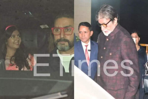 Aaradhya Bachchan looks like a princess in pink as she exits from her annual day with parents Aishwarya Rai Bachchan, Abhishek Bachchan and grandfather Amitabh Bachchan – PICS inside