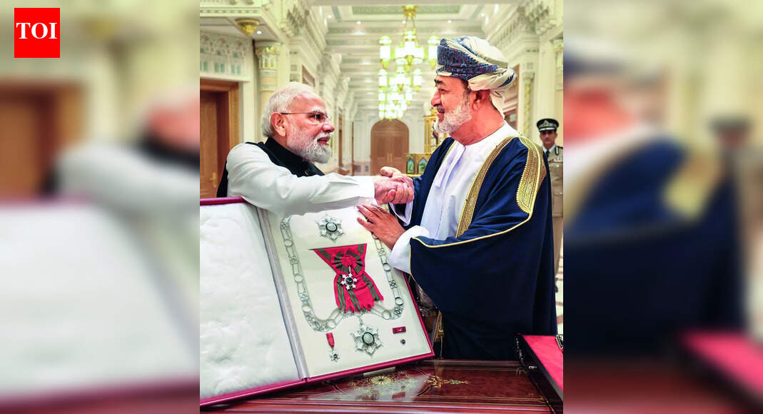 12 NEW DELHI: In a message suffused with ‘vikas’ and ‘virasat’, PM Modi told members of Indian diaspora in Oman that India is scaling new heights of development under his govt as he emphasised the strength of the country’s diversity that has made them a living example of coexistence and cooperation in their adopted homes.”Our diya of Diwali will not only illuminate our home but the whole world. This a matter of pride for Indians living across the globe,” he said, highlighting Unesco’s recognition of Diwali as an “intangible cultural heritage of humanity” amid cheers from the members of Indian community.It is a wonderful acknowledgement of India’s rich cultural heritage, he said.His govt, Modi said, is adding the strength of manufacturing to IT and IT-enabled service, a field in which India has done well, driven by the motto of “Make in India, Make for the world”.Citing India’s work in “mission mode” in chips-manufacturing, quantum computing and green hydrogen, he said India is finding solutions to its problems as well as focusing on making the lives of people better globally. India remains the fastest growing major economy and notched up a growth rate of 8.2% when the world is beset with challenges, he added.Lauding the diverse members of the diaspora as mini India, Modi praised Oman’s monarchy for its support to them and the “maitri parv” being celebrated which marks a milestone in the historical ties and shared history of the two countries. He defined ‘maitri’ as maritime heritage, aspirations, innovation, trust and technology, respect and inclusive growth.India and Oman are not joined merely by geography but generations, he said dwelling on their early maritime ties and told the Indian community that they are biggest custodian of the centuries-old relation.He said the ties started by trade are being strengthened by education, noting that over 46,000 students are studying in Indian schools in Oman. The entire region is special for India, more so Oman, he emphasised.Asking students to visit Isro campus in Bengaluru, he said time is not far when India will have its own station in space. India in 21st century takes big decisions and takes them swiftly, sets big goals and doesn’t rest until it delivers results within a defined timeline, Modi asserted.End of ArticleFollow Us On Social MediaVideos’Abrupt Variation In Chenab River Flow’: Pakistan Cries Over Indus Water Treaty Suspension’Asking Since June…’: Priyanka Gandhi, Nitin Gadkari Share ‘Appointment’ Banter In Lok Sabha’Possibilities For Expansion’: Argentinian Envoy On Trade Partnership With IndiaCM Mamata Banerjee Renames West Bengal’s Job Guarantee Scheme ‘Karmashree’ After Mahatma GandhiNitish Kumar’s Hijab Shocker: BJP MP Giriraj Singh Defends Bihar CM’s Act With ‘Go To Hell’ RemarkIndia Flags Pakistan Role In Bangladesh Protests, Backs Awami League Demand For Free & Fair PollsIndia’s Silent Exodus: Over Two Lakh Indian Citizens Quit Passports Yearly Amid Changing AspirationsApache AH-64e And Prachand Give India A Two-Front Air Strike Edge From Deserts To High HimalayasLok Sabha Passes Viksit Bharat G Ram G Bill Amid Protests, Opposition Tears Copies Over Gandhi Name‘Worst Is Behind Us’: IndiGo CEO Says Airline Back on Track After Operational Crisis123PhotostoriesDry mouth that won’t go away? Doctor explains if it is dehydration or something elseWinter’s hidden heart hazard: Why cold snaps spike attacksHealthy and delicious snacks under 100 calories for midnight munching8 insanely beautiful Indian destinations to cover before the year ends5 yoga asanas that can help control uric acid naturally6 reasons to eat ripe papaya daily for breakfastDipika Kakar breaks down during her first PET scan after liver cancer surgery; tells Shoaib, ‘I can’t do this without you’Dog breeds that (almost) never bite kidsThese 5 living animals once walked the earth with dinosaurs5 almond recipes for your little one’s brain health123Hot PicksTrump Gold CardUAE WeatherIndia Oman TradeGold rate todaySilver rate todayPublic Holidays DecemberBank Holidays DecemberTop TrendingPuka Nacua InjuryAnthony Richardson InjuryJosh Allen Car CollectionKobe BryantJayson TatumCam SkatteboPuka NacuaVictor WembanyamaNHL Trade RumorsMike Liaory