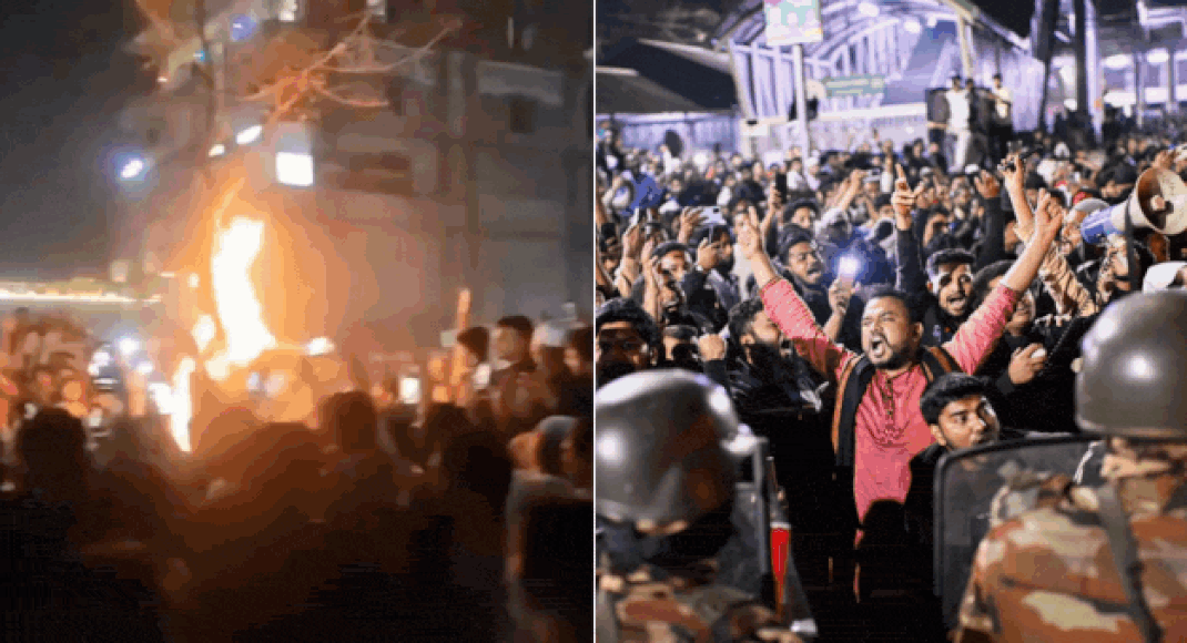 Overnight unrest in Bangladesh: Anti-India protests erupt; how events unfolded after Sharif Osman Hadi’s death