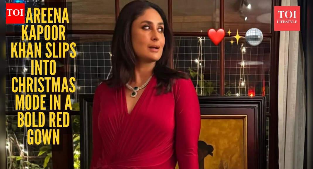 Kareena Kapoor Khan proves red is the only colour you need this Christmas