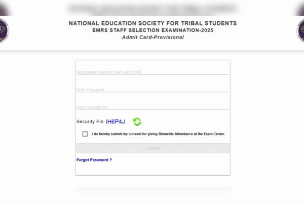 EMRS Staff Selection 2025 admit card released for multiple non-teaching posts: Direct link here