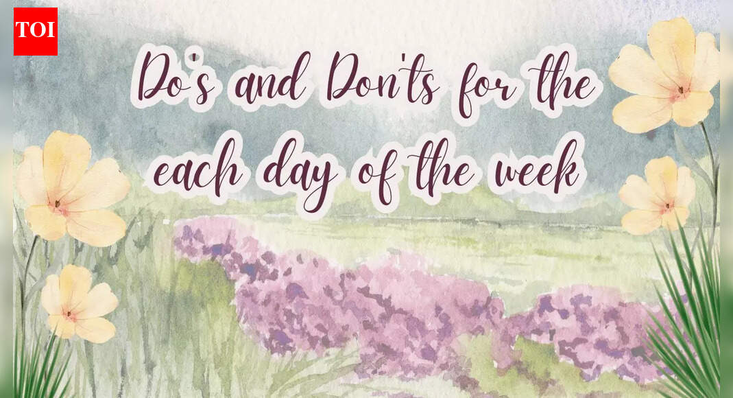 Do's and Don'ts For Each Day Of The Week According To Astrology
