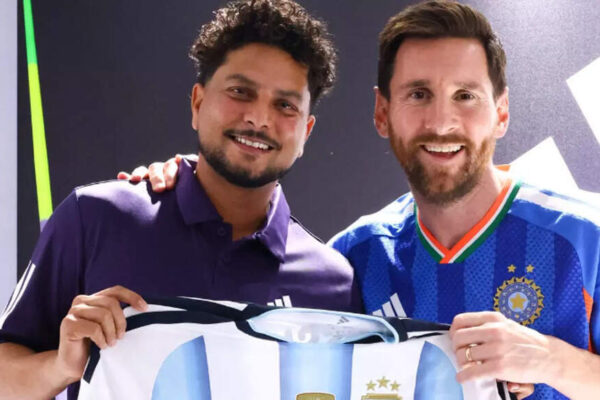 Lionel Messi gifts signed Argentina jersey to Kuldeep Yadav – See pic
