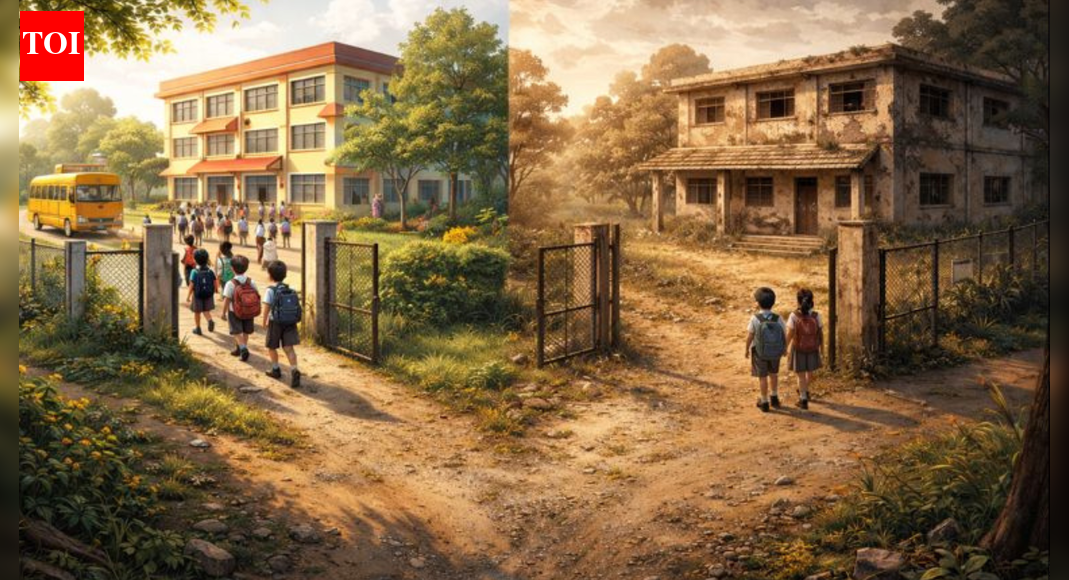 The great Indian school paradox: Government enrolment dominates even as thousands of classrooms stand empty