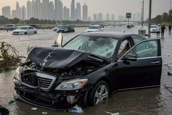 Dubai Police launch online vehicle damage certificates: How to claim for weather-related damage | World News