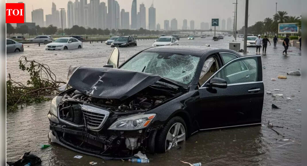 Dubai Police launch online vehicle damage certificates: How to claim for weather-related damage | World News