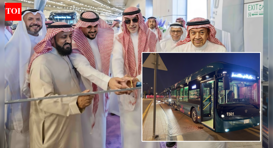 Saudi Arabia launches first electric bus network in Mecca to ease Hajj and Umrah travel in 2026 | World News