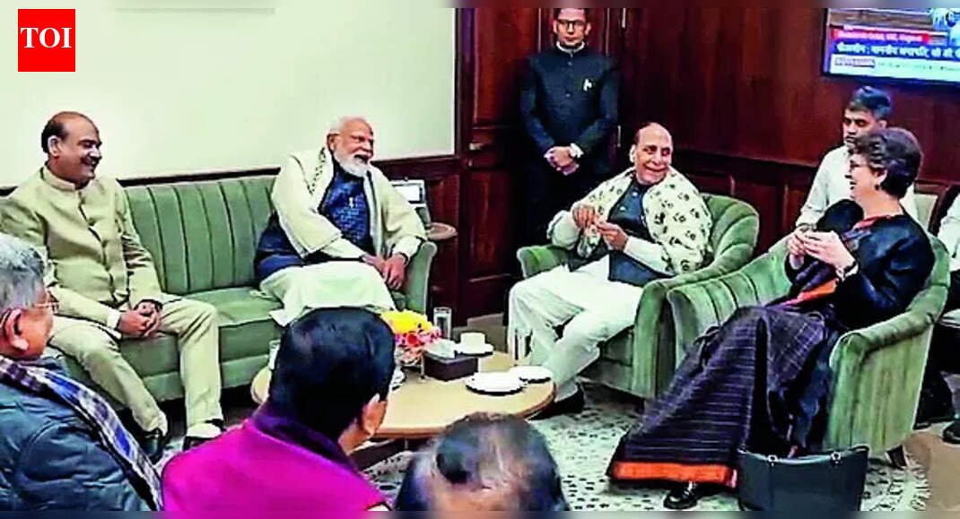 At Speaker’s chamber, a rare show of government-opposition bonhomie | India News