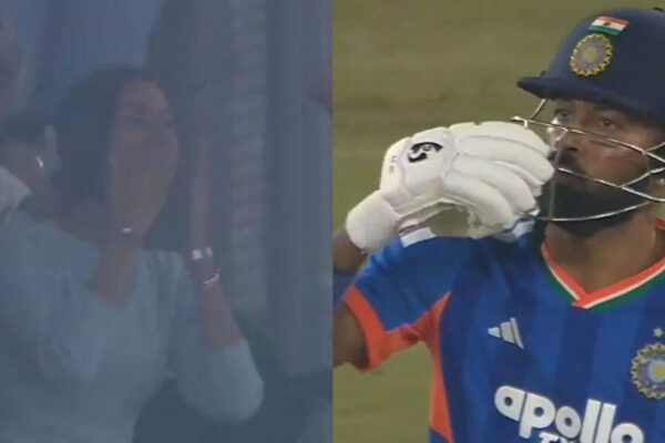 IND vs SA: Hardik Pandya blows flying kiss to girlfriend Mahieka Sharma; her reaction goes viral – Watch