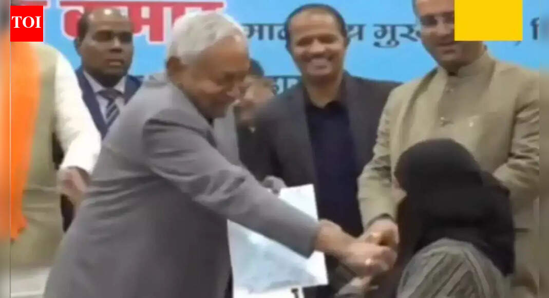 Dr Nusrat Parveen, who shot into the limelight following a viral video from an appointment ceremony earlier this month in which Bihar CM Nitish Kumar is seen tugging at her hijab, is set to join her position at Patna’s Govt Tibbi College at 10am on Saturday, reports Ismat Ara. “Yes, she will join work,” college principal Mahfooz Ur Rehman told TOI on Friday, dismissing “unfounded reports” that she has refused to take up the position.  Principal: Doctor wants to move on Parveen will officially report to the department of medicine, which functions under the AYUSH and health department.”From what I understand, she wants to move on, and there is no controversy or complaints from her side,” Rehman said.Everything is on track for Nusrat Parveen,the doctor at the centre of the hijab row swirling around Bihar CM Nitish Kumar, to join her position at Patna’s Govt Tibbi College today, according to principal. Mahfooz Ur Rehman.Rehman has remained in touch with Parveen’s family during the period of heightened public attention. “I have spoken with her husband and her brother-in-law. I have also spoken to her classmates and other students”,” he said.Rehman added that the college administration has taken steps to ensure a smooth joining process. “Our objective is to support her and ensure a seamless transition into the college,” he said.The video that sparked widespread debate showed CM Nitish Kumar adjusting Parveen’s hijab during the distribution of appointment letters on Dec 15. The incident triggered political reactions and criticism from opposition parties, including the RJD and Congress.Parveen’s friend and former batchmate Bilkis also confirmed that the former will pursue her career in earnest. “She used to always stay in purdah like seen in that video,” Bilkis added.Referring to the episode, Rehman said the focus should now shift back to Parveen’s professional role. “She wants to concentrate on her work. The incident should not overshadow her career or her responsibilities at the college,” he said. With her reporting scheduled for tomorrow, the principal said the administration has ensured a supportive environment.About the AuthorIsmat AraAt The Times of India, Ismat Ara covers politics, people, and societies, with a focus on accountability, justice, and lived experience. Shaped by years of rigorous reporting across cities, small towns, and remote villages, she is drawn to the human stories tucked beneath policy and paperwork.Read MoreEnd of ArticleFollow Us On Social MediaVideosVaping, Bhow-Bhow & Shouting Match: A Look At Viral Moments Of Parl As Chaotic Winter Session EndsBondi Beach Terror Suspect Visited Hyderabad Six Times After Leaving India, Telangana Police Reveal’To Delay Elections, Instigate India’: Former Minister Blames Yunus Govt For Bangladesh ViolenceBangladesh Crisis: Tharoor Panel Red Flags 5 Reasons That Make It India’s Biggest Test Since 1971Rijiju Blames Congress As Parliament Session Ends Without Pollution Debate, Jairam Ramesh RespondsBangladesh: Hindu Man Lynching Sparks Outrage, Former Indian Envoy Calls Situation Total MobocracyExplained: Why Bangladesh’s Fresh Unrest Ahead Of Polls Is One Of India’s Biggest Strategic WorriesWho Was Sharif Osman Hadi, The Anti-India Face Of Bangladesh Whose Death Has Set Dhaka AblazePakistan Embarrassed Globally As Saudi Deports 56000 Beggars Despite No Fly Lists And Warnings’Countries Like Us Must Stick Together’: Jaishankar And Dutch FM On Strengthening India-EU Ties123PhotostoriesBaby names inspired by female warriors of IndiaThe right way to add protein to your diet, according to ICMRAlia Bhatt, Ranveer Singh, Ayushmann Khurrana redefine method dressing7 Christmas delicacies you should warn off if you’re diabetic17 one-pot rice dishes for winter months5 gym mistakes that can put heart health at riskFrom Labubu dolls to Prada Kolhapuris: 5 viral fashion moments of 2025 that broke the internetHarrison Ford, aging gracefully at 83: 6 habits behind his long-term vitalityNot just reindeer: 5 animals that make Christmas specialExclusive – Bigg Boss 19 Winner Gaurav Khanna on the dull phase in his career, facing hate from Farrhana, and reacting to trolls targeting wife Akanksha over her choice to not have children123Hot Picksvb g ram gICICI Prudential AMCUAE RainGold rate todaySilver rate todayPublic Holidays DecemberBank Holidays DecemberTop TrendingJosh Allen Luxury Car CollectionRandi MahomesAuston MatthewsWho is Nicole LundersJeremy Doku and Shireen Doku Net WorthZachary BolducQuinn HutsonJake PaulCalvin PickardCristiano Ronaldo