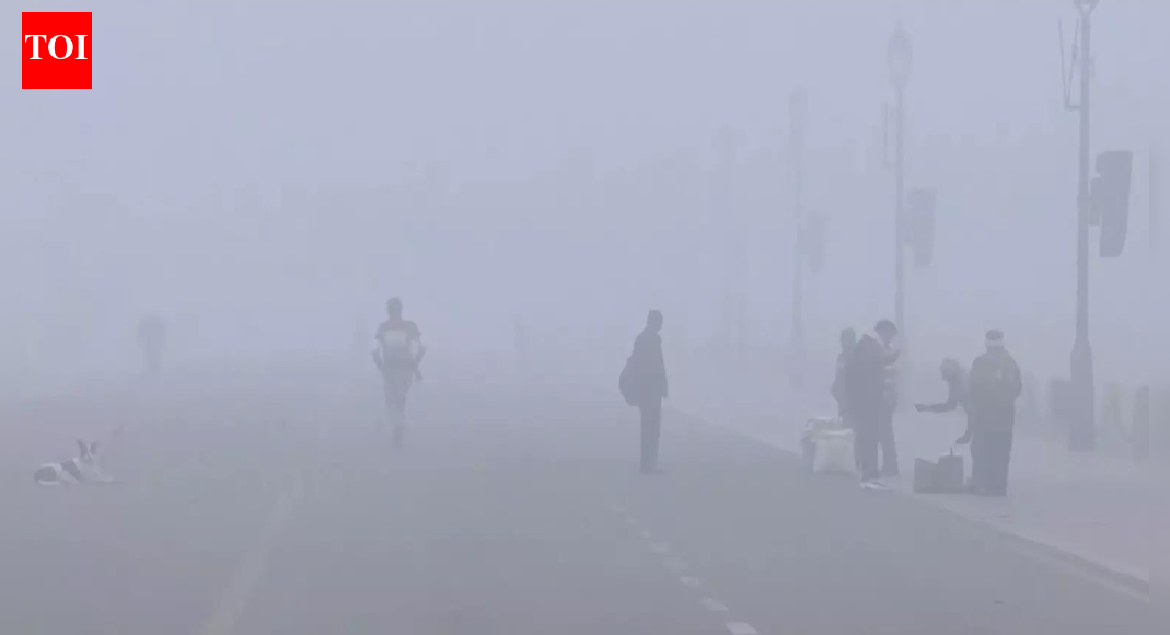 NEW DELHI: Thick smog blanketed the Delhi-NCR on Saturday morning, with AQI being 380 in the ‘very poor’ category as recorded at 7am by the Central Pollution Control Board (CPCB), while large stretches of the region recorded ‘severe’ levels. Visibility remained severely impacted, affecting the residents’ commute and overall health.Several parts of Delhi continued to witness severe air pollution levels, with multiple monitoring stations recording AQI levels well above 400. From Work-From-Home To Vehicle Ban- Delhi Rolls Out Fresh Pollution Curbs According to data from the Central Pollution Control Board (CPCB), Sarai Kale Khan and Anand Vihar both recorded an AQI of 428, while the ITO area touched 429. Akshardham reported an AQI of 420, Ashok Vihar 407, and Rao Tularam Marg 403. The Barapullah flyover area registered an AQI of 380, placing it in the ‘very poor’ category.In response to the concerning situation of deteriorating air quality, the Commission for Air Quality Management (CAQM) enforced Stage-IV measures of the Graded Response Action Plan (GRAP) across Delhi-NCR.The restrictions include a ban on non-essential construction activities, curbs on the entry of certain diesel vehicles, and stricter enforcement to rein in pollution sources.Earlier in the day, Delhi Environment Minister Manjinder Singh Sirsa carried out surprise inspections at petrol pumps, including those at the Delhi-Gurugram border and Janpath, to assess compliance with the ‘No PUC, No Fuel’ directive.As per official categorisation, an AQI between 401 and 500 is considered ‘severe’, while readings above 300 indicate conditions that pose serious health risks.About the AuthorTOI News DeskThe TOI News Desk comprises a dedicated and tireless team of journalists who operate around the clock to deliver the most current and comprehensive news and updates to the readers of The Times of India worldwide. With an unwavering commitment to excellence in journalism, our team is at the forefront of gathering, verifying, and presenting breaking news, in-depth analysis, and insightful reports on a wide range of topics. The TOI News Desk is your trusted source for staying informed and connected to the ever-evolving global landscape, ensuring that our readers are equipped with the latest developments that matter most.”Read MoreEnd of ArticleFollow Us On Social MediaVideosVaping, Bhow-Bhow & Shouting Match: A Look At Viral Moments Of Parl As Chaotic Winter Session EndsBondi Beach Terror Suspect Visited Hyderabad Six Times After Leaving India, Telangana Police Reveal’To Delay Elections, Instigate India’: Former Minister Blames Yunus Govt For Bangladesh ViolenceBangladesh Crisis: Tharoor Panel Red Flags 5 Reasons That Make It India’s Biggest Test Since 1971Rijiju Blames Congress As Parliament Session Ends Without Pollution Debate, Jairam Ramesh RespondsBangladesh: Hindu Man Lynching Sparks Outrage, Former Indian Envoy Calls Situation Total MobocracyExplained: Why Bangladesh’s Fresh Unrest Ahead Of Polls Is One Of India’s Biggest Strategic WorriesWho Was Sharif Osman Hadi, The Anti-India Face Of Bangladesh Whose Death Has Set Dhaka AblazePakistan Embarrassed Globally As Saudi Deports 56000 Beggars Despite No Fly Lists And Warnings’Countries Like Us Must Stick Together’: Jaishankar And Dutch FM On Strengthening India-EU Ties123PhotostoriesWeight loss Diet: How to make Mushroom Oats Omelette with just 1 tsp oil for breakfastCelebrity divorces and breakups in Bollywood in 2025: From Dhanashree Verma-Yuzvendra Chahal to Tamannaah Bhatia to Vijay Verma5 simple moves that keep kids active without calling it a workoutMerry Christmas 2025: The hidden science behind snowflakes and why no two are ever the sameBaby names inspired by female warriors of IndiaThe right way to add protein to your diet, according to ICMRAlia Bhatt, Ranveer Singh, Ayushmann Khurrana redefine method dressing7 Christmas delicacies you should warn off if you’re diabetic17 one-pot rice dishes for winter months5 gym mistakes that can put heart health at risk123Hot Picksvb g ram gICICI Prudential AMCUAE RainGold rate todaySilver rate todayPublic Holidays DecemberBank Holidays DecemberTop TrendingJosh Allen Luxury Car CollectionRandi MahomesAuston MatthewsWho is Nicole LundersJeremy Doku and Shireen Doku Net WorthRBSE Rajasthan Board Exam Time TableQuinn HutsonJake PaulCalvin PickardCristiano Ronaldo