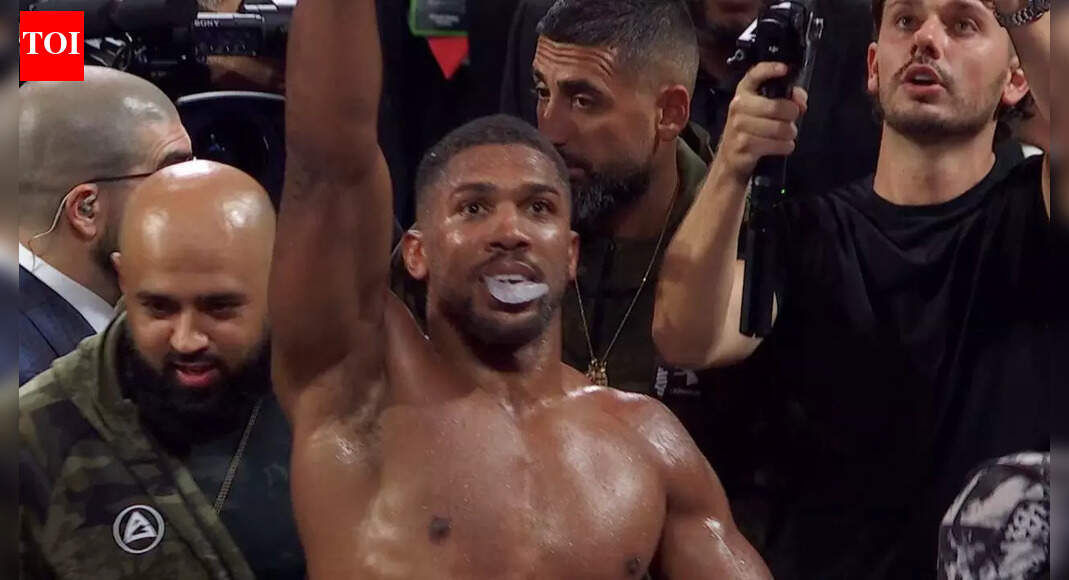 Anthony Joshua knocked out Jake Paul in round six to claim a hard-earned victory