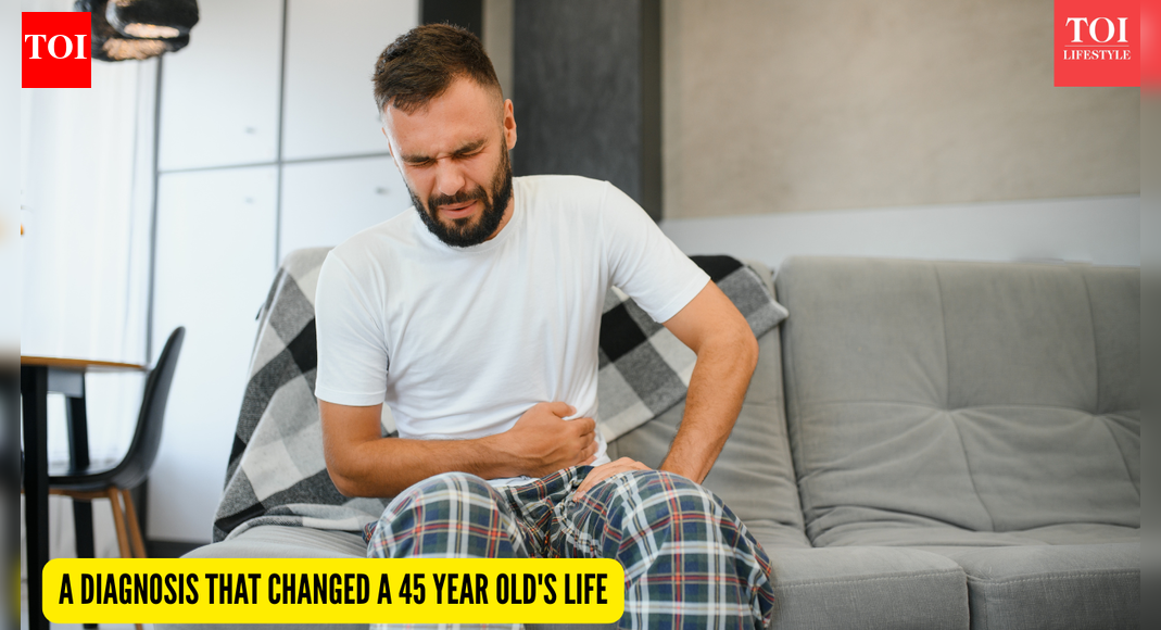 45-year-old healthy-looking man came with a gas issue, but left with a diagnosis that changed his life