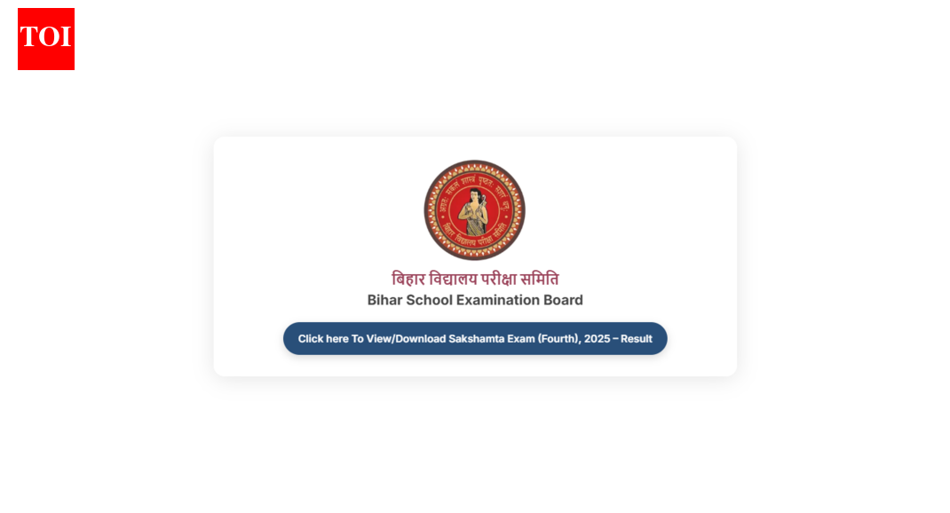 BSEB Bihar Sakshamta Pariksha 4 result 2025 released: Check direct link to download scorecards here
