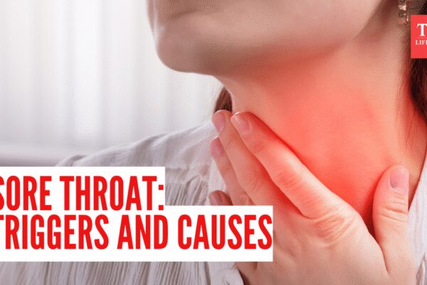 Doctor shares common triggers that can cause a sore throat