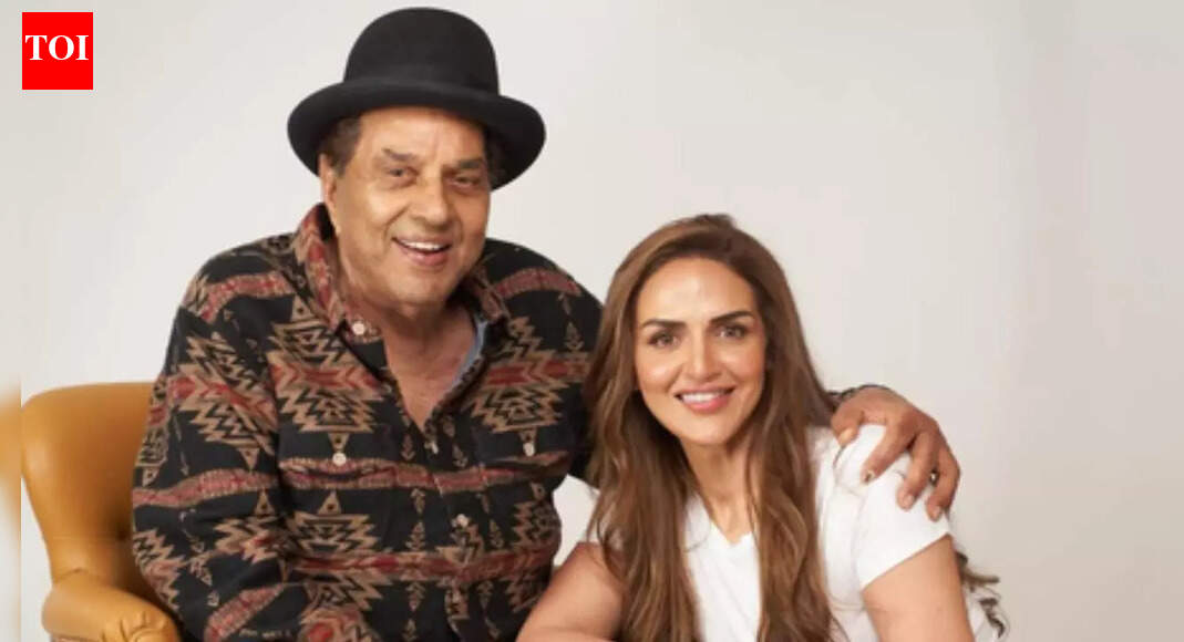 Esha Deol shares unseen emotional BTS video of Dharmendra from his last day on Ikkis, ‘I’m a bit happily sad today…’
