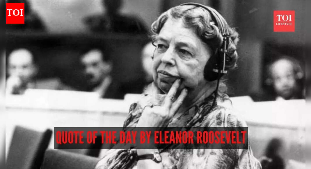 Quote of the day by Eleanor Roosevelt: “Do not stop thinking of life as an adventure. You have…”