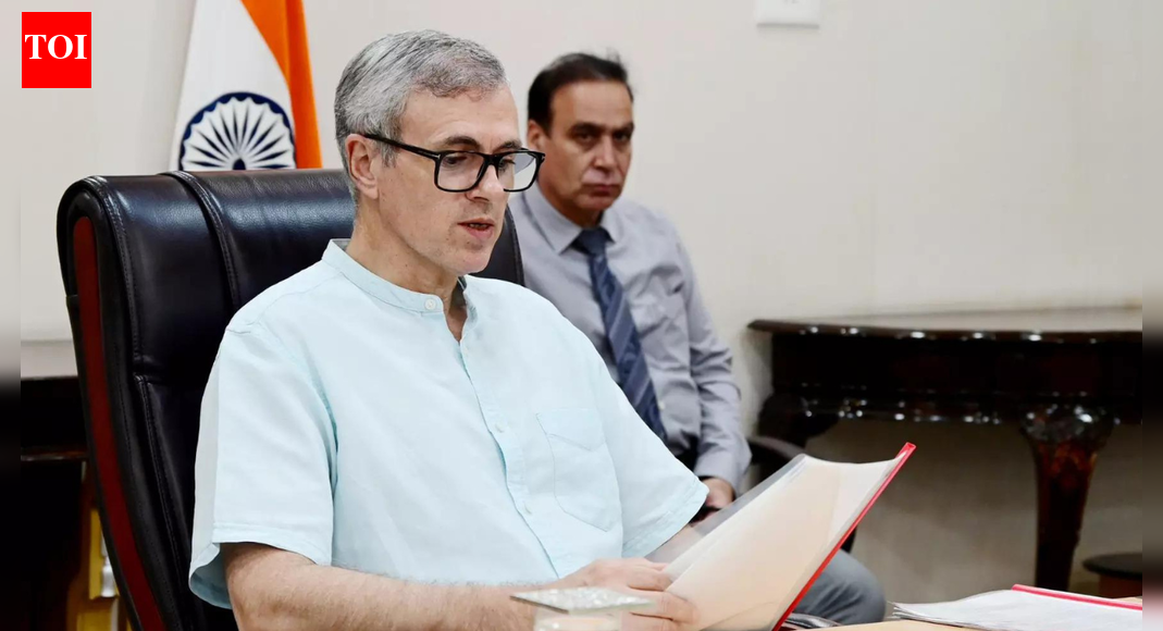 ANI file photo  SRINAGAR: J&K Omar Abdullah Saturday praised the Centre for being generous in allocating funds to J&K, but said the same magnanimity had not been shown in the matter of restoring statehood.Omar said he had no hesitation in acknowledging and thanking the Centre’s efforts where it had delivered. “I am not among those who practise politics by deceiving people. Whenever the Centre extends support, I acknowledge it; and wherever there are shortcomings, I also speak about it,” he added.The CM was responding to media persons’ queries about the opposition’s accusations that he praised BJP in Delhi, but criticises it in Kashmir. At a meeting in New Delhi recently, Omar had said the Centre had been generous to J&K, even though, if it wanted, it could have brought his govt to its knees. Opposition parties in Kashmir widely criticised him for the statement, referring to him as “good boy” and alleging that he spoke in different voices in Delhi and Srinagar.Rejecting the criticism, Omar said he did not make statements to please anyone. “I do not say one thing in Delhi and another in Kashmir. I say this (praising Union govt over funds allocation) everywhere — in public meetings, in official interactions and even on the floor of the Assembly,” he said.Omar said the Centre had left no scope for complaint on issues other than statehood restoration, a commitment it has not fulfilled.Criticising the new rural employment guarantee Bill that has been brought to replace MGNREGA, Omar said the Centre had shifted the financial and administrative burden of the programme on the states.The CM was in Srinagar to review the winter preparedness of the administration.‘Who named G-RAM G Bill?’Omar Abdullah poked fun at the renaming of MGNREGA as ‘Viksit Bharat-Guarantee for Rozgar and Ajeevika Mission (Gramin), or VB-G RAM G, Omar Abdullah said the acronym sounded like a Bollywood movie’s name.“First of all, I am surprised where this name came from,” he said. “I am sorry, but a Bill should have been named after giving it some thought. It reminds me of an old Bollywood movie, ‘Ji Mummy Ji’. I don’t know if you have seen it or not, my nephew has,” he added. “Who named the bill as G RAM G?” he asked. He also criticised the removal of Mahatma Gandhi’s name from the scheme.End of ArticleFollow Us On Social MediaVideosHindu Lynching Sparks Outrage: Shashi Tharoor Warns On Mob Rule, Priyanka Blasts Modi Govt SilenceEx-PM Imran Khan And Bushra Bibi Jailed For 17 Years In Toshakhana Gift Jewellery Case’There Is Only One Modi’: Jaishankar Says Leaders Define Nations, Not Ministers Or IndividualsMore Complicated Than Ever: Jaishankar Flags US, China, Russia, Europe As India Faces Harder ChoicesPM Modi Says BJP Correcting Congress Mistakes As Assam Gets New Airport And Northeast PushKabul Chooses India For Medicines As Afghan Minister Admits Pakistan Ties Have Deteriorated BadlySonia Gandhi Criticises PM Modi Over VB-G RAM G Bill And MGNREGA Rollback’Maha Jungle Raj in Bengal, Mamata Shielding Infiltrators’: PM Modi Blasts TMC in Virtual RallyPiyush Goyal Says Congress Policies Suppressed Enterprise And Capped India’s Growth For Decades’Global Order Has Changed Forever, No Single Nation Can Dominate All Issues’: Says EAM Jaishankar123PhotostoriesTea Time Snack: How to make zero-sugar Banana Chocolate Oatmeal CookiesBharti Singh turned emotional as her water bag broke before delivery; shared, “Mujhe Bahot Darr Lag Raha Hai”8 Foods that can help manage blood sugar levels in Diabetes10 best destinations near Delhi/NCR to plan your last-minute New Year getawayFrom Sunil Grover to Rupali Ganguly: This is what your favorite TV actors did before getting limelightBlurred vision or eye strain? These signs mean you need an eye check-up12 food combinations that can slow down parents’ agingWinter Snack: How to make Dhokla in a pressure cooker8 Stoic life lessons from “Meditations” by Marcus AureliusNot just cold or cough: Doctor shares common triggers that can cause a sore throat123Hot PicksTom BradyEpstein files releasedTim SaunderGold rate todaySilver rate todayPublic Holidays DecemberBank Holidays DecemberTop TrendingJosh Allen Luxury Car CollectionRandi MahomesAuston MatthewsWho is Nicole LundersJeremy Doku and Shireen Doku Net WorthMatthew StaffordWalker Buehlers WifeSibley ScolesAssam Rajdani Express TragedyUS Strikes