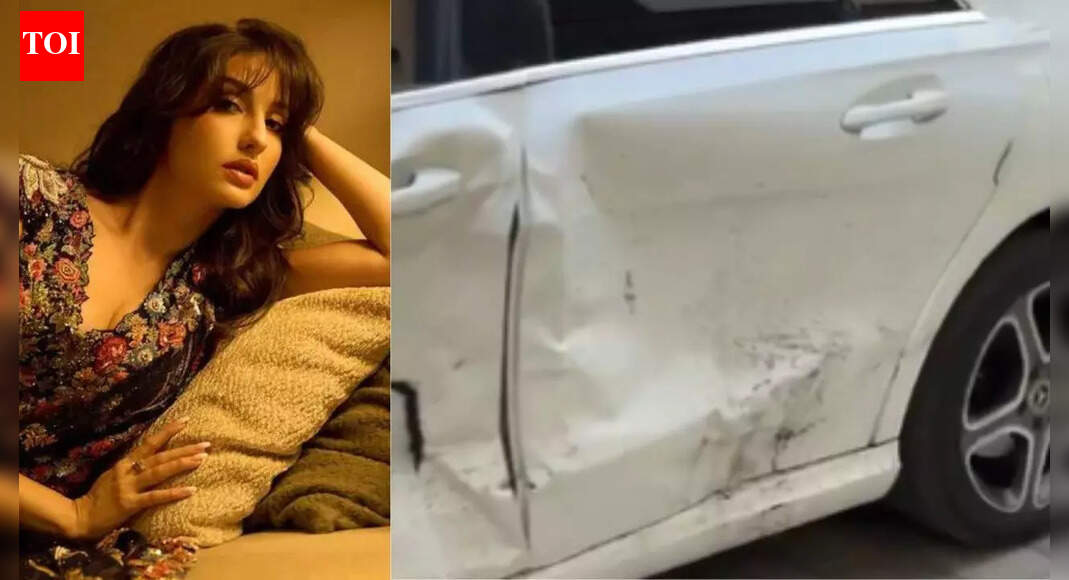 ‘Very traumatic, saw my life flash before me’: Nora Fatehi after drunk driver rams into her car in Mumbai