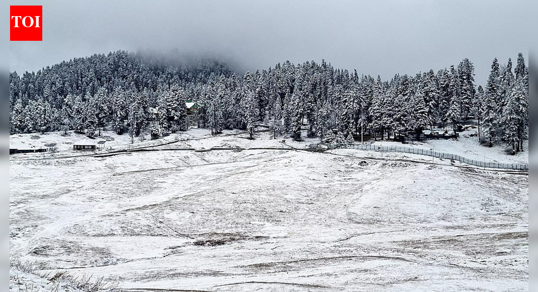 Representative image (Picture credit: ANI) NEW DELHI: The higher reaches of Kashmir witnessed fresh snowfall while the plains received rain on Sunday, bringing relief to residents as Chillai-Kalan, the Valley’s harshest 40-day winter period, set in after a prolonged dry spell, as per PTI.Officials said snowfall was reported from the Gulmarg tourist resort in north Kashmir’s Baramulla district, where around two inches of snow had accumulated.In Sonamarg, located on the Srinagar–Kargil highway, snowfall began early Sunday morning and continued till the last reports were received.Sadhna Top, the mountain pass connecting the Tangdhar sector along the Line of Control with the rest of the Kashmir Valley, recorded moderate snowfall, with about six inches accumulating since Saturday night.Light rainfall was also reported overnight in Srinagar and other parts of the Valley and continued intermittently through Sunday, officials said. The weather department has forecast an increase in snowfall and rain across Kashmir over the next 48 hours.The precipitation has brought much-needed relief after an extended dry spell that had led to a rise in common ailments such as cough and cold, particularly among children and the elderly. The rain and snow on the first day of Chillai-Kalan are traditionally considered a good omen by locals and seen as a sign of ample snowfall in the coming weeks.Authorities said preparations were in place to deal with heavy snowfall, with arrangements reviewed for roads, power and water supply, health services and essential commodities. “I took a review of both divisions, especially areas where it is expected to snow, all districts in the Valley and the higher reaches of Jammu. The administration has finalised all preparations, but, whether that would suffice, will only be known after tomorrow when it starts to snow,” CM Omar Abdullah said on Saturday.Despite possible hardships, the snowfall is expected to improve air quality and give a boost to winter tourism, which had suffered last year due to a largely dry winter.”Even if we face some hardships due to the snow, I do not think anyone should complain because we have been eagerly awaiting snowfall. It will clear the air, mitigate pollution, and kick off the winter tourism season,” he added.Chillai-Kalan, also known as the “big cold”, will continue until January 30, after which the Valley will enter the milder Chillai-Khurd and Chillai-Bacha phases.About the AuthorTOI News DeskThe TOI News Desk comprises a dedicated and tireless team of journalists who operate around the clock to deliver the most current and comprehensive news and updates to the readers of The Times of India worldwide. With an unwavering commitment to excellence in journalism, our team is at the forefront of gathering, verifying, and presenting breaking news, in-depth analysis, and insightful reports on a wide range of topics. The TOI News Desk is your trusted source for staying informed and connected to the ever-evolving global landscape, ensuring that our readers are equipped with the latest developments that matter most.”Read MoreEnd of ArticleFollow Us On Social MediaVideosMassive Crowds Gather in Dhaka for State Funeral of Slain Youth Icon Osman HadiPAK Citizens Criticize “Weak Judiciary” As Imran Khan’s Prison Term Is IncreasedHindu Lynching Sparks Outrage: Shashi Tharoor Warns On Mob Rule, Priyanka Blasts Modi Govt SilenceEx-PM Imran Khan And Bushra Bibi Jailed For 17 Years In Toshakhana Gift Jewellery Case’There Is Only One Modi’: Jaishankar Says Leaders Define Nations, Not Ministers Or IndividualsMore Complicated Than Ever: Jaishankar Flags US, China, Russia, Europe As India Faces Harder ChoicesPM Modi Says BJP Correcting Congress Mistakes As Assam Gets New Airport And Northeast PushKabul Chooses India For Medicines As Afghan Minister Admits Pakistan Ties Have Deteriorated BadlySonia Gandhi Criticises PM Modi Over VB-G RAM G Bill And MGNREGA Rollback’Maha Jungle Raj in Bengal, Mamata Shielding Infiltrators’: PM Modi Blasts TMC in Virtual Rally123PhotostoriesHow the toughest teacher often becomes the best oneLearning empathy: Are modern students evolving emotionally?Beyond salads and halwa: 8 ways to make carrots the star of your christmas tableWhy newborn parenting doesn’t feel instinctive immediately5 morning mantras that should be practiced by students every dayHarvard study reveals 7 daily habits for happiness and good healthBaby boy names for those born on Sunday6 ways to make your windows look perfect in Indian styleTea Time Snack: How to make zero-sugar Banana Chocolate Oatmeal CookiesBharti Singh turned emotional as her water bag broke before delivery; shared, “Mujhe Bahot Darr Lag Raha Hai”123Hot PicksTom BradyEpstein files releasedTim SaunderGold rate todaySilver rate todayPublic Holidays DecemberBank Holidays DecemberTop TrendingJosh Allen Luxury Car CollectionRandi MahomesAuston MatthewsWho is Nicole LundersJeremy Doku and Shireen Doku Net WorthMatthew StaffordWalker Buehlers WifeSibley ScolesAssam Rajdani Express TragedyUS Strikes