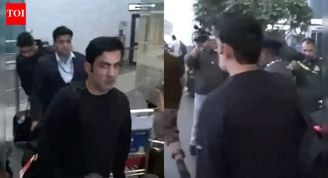 India T20 World Cup squad: Gautam Gambhir asked about Shubman Gill omission at Delhi airport – Watch