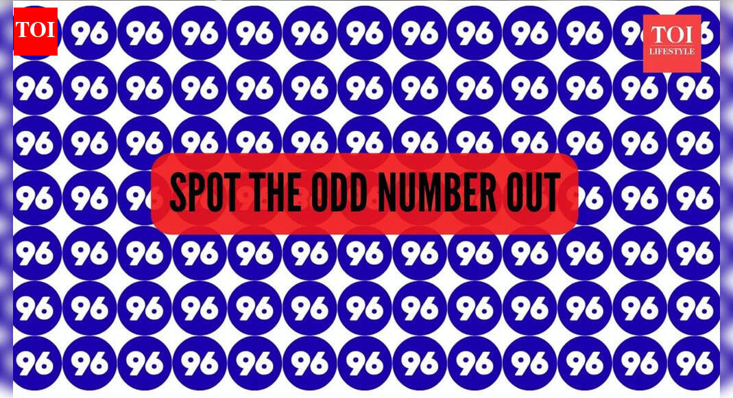 Test your eyesight: Only a person with 20/20 eyesight can spot the odd number |