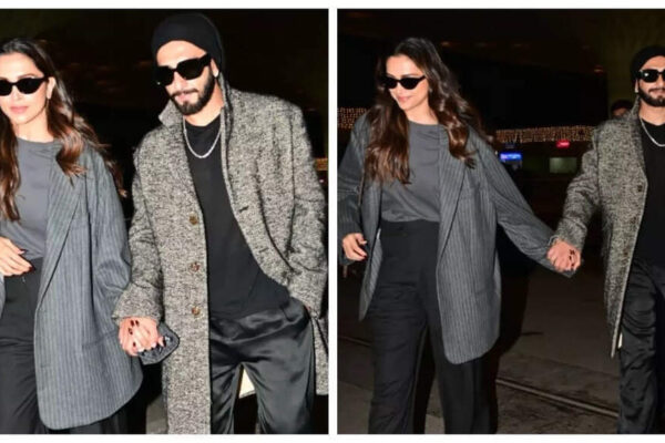 Ranveer Singh and Deepika Padukone twin at the airport; smile as paparazzi call actor ‘Dhurandhar’ amid film’s blockbuster box office  success: PICS