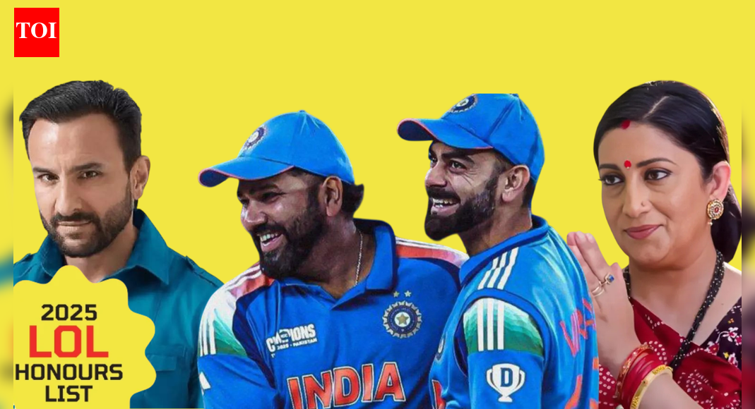 Sunday Times ‘honours’ the newsmakers who spiced up 2025. We hope the awards are taken in the spirit in which they’re givenChance pe Dance AwardTo Shafali Verma who unexpectedly waltzed into the Women’s T20 World Cup squad as an injury replacement, scored a match-winning 87 runs off 78 balls and took two crucial wickets in the finalPortfolio Diversification AwardTo Smriti Irani for effortlessly slipping in and out of her roles in the saffron parivar and the Virani parivarKaam Sutra AwardTo the L&T Chairman for his suggestion that people should work 90 hours a week, preferably also on Sundays. His rhetorical “how long can you stare at your wife?” was the icing on the workaholic cakeHawa Hawaii AwardTo IndiGo, which seems to think taking people for a ride is the same as flying, and that additional pilots will appear from thin air to ensure new rest time rules can be metOppn-heimer AwardTo Rahul Gandhi for promising bombs, hydrogen bombs, and then some, on electoral roll ‘fraud’, only to be dismissively defused by the electorate of BiharGPS AwardTo the vandals who threatened comedian Kunal Kamra but couldn’t figure out how to find him.“Abhi Tamil Nadu kaise pahunchega bhai,” asked the befuddled goonsMission Impawsible AwardTo the courts for ordering that all of Delhi’s stray dogs should be inside animal shelters within eight weeks. Thankfully, the order was toned down on appealSeeta-Geeta AwardTo diabetes drugs that are pulling off a splendid double role as weight-loss stars. Why sweat it out when some pills can do the heavy lifting?Stung Parivar AwardTo the Lalu clan which took the Bihar election rout all too personally and drove sibling rivalry up several notchesHum App Ke AwardTo the communications ministry for being so concerned about our cyber security that it insisted on preloading the Sanchar Saathi app on all new phones. Knowing how careless we can be, it even ordered that the app couldn’t be deleted till carping critics forced it to withdraw the orderOmkara AwardTo Saif Ali Khan who proved he’s ‘sabse bade ladaiya’ by fighting off the thief who broke into his house in Mumbai. And then hailing an auto to the hospital. Who said nawabs can’t be down to earth?Light Year AwardTo Bengaluru traffic , which astronaut Shubhanshu Shukla discovered on his way to a tech summit in Silicon City. “You can reach space faster,” he said, and all of the city nodded in agreementBungee Jump AwardTo Jagdeep Dhankhar’s health which apparently nosedived so dramatically that he had no option but to hang up his boots as Vice PresidentDeja Woe AwardTo the Congress in Karnataka , where the game of musical chairs threatens to become a franchise reboot of the MP, Punjab and Chhattisgarh sagasComeback Nitish Kumar: Tossing aside a familiar opponent and a new challenger, Kumar became Bihar CM for a record 10th termHimesh Reshammiya: Packed stadiums and the return of his trademark cap marked the comeback of ‘Lord HR’, as both millennials and GenZs gave in to ‘Capmania’Akshaye Khanna: His career as a main lead might have never taken off, but 2025 cemented his status as Bollywood’s new favourite baddie. Not only did he star in two of the year’s most successful releases, but also dominated social media with memesKiran Desai: After nearly 20 years, her much-awaited novel ‘The Loneliness of Sonia and Sunny’ arrived —and immediately shot into the Booker shortlistKyunki Saas Bhi Reboot: The sanskaar-laden soap, which broke TRPs and made Smriti Irani a household name, returned to TV screens with nearly an unchanged castShein: Five years after its ban, the Chinese fast-fashion giant made a quiet re-entry in partnership with Reliance RetailGoodbyes Ro-Ko: A year after withdrawing from T20s, India’s star cricketers Rohit Sharma and Virat Kohli retired from Test cricket too in a move that surprised both fans and foesRohan Bopanna: The 45-year-old tennis player, one of only four Indians to win a Grand Slam, hung up his boots in Nov, bringing an end to a career spanning over 20 yearsBluSmart: The EV cab-hailing app promised cleaner mobility. But it found itself caught in murky waters after allegations of fund diversion forced it to suspend operationsReal money gaming: A new law proved to be a blow for apps like Dream11 and MPL, which relied on monetary stakes in games such as poker and rummySkype: The app, which once connected friends and relatives across continents, was shut down, as Microsoft shifts attention to its cooler cousin, TeamsMIG-21: The country’s once iconic and controversial Soviet fighter jet took its last flight after six decades in the skyEnd of ArticleFollow Us On Social MediaVideosSheikh Hasina Slams Yunus Over Violence In Bangladesh, Calls Out ‘Hostile Statements Against India’BJP-Led Mahayuti Sweeps Maharashtra Local Body Polls; PM Modi, CM Fadnavis Hail Victory’Murder Of Humanity’: Dr Ahmed Ilyasi, Maulana Madani Condemn Lynching Of Hindu Man In BangladeshSikh Nagar Kirtan In New Zealand Disrupted By Protesters; Mann, Badal Urge Centre To Intervene‘Not Misleading Propaganda’: Bangladesh Responds To India Over Delhi High Commission Protest‘Have To Stay United’: RSS Chief Mohan Bhagwat On Atrocities Against Hindus In BangladeshIndia Rejects Dhaka Media Reports On Protest Outside Bangladesh HC, Flags Attack Against MinoritiesViewing ‘Sangh’ Through the Lens of the BJP Is a Huge Mistake, Says RSS Chief Mohan BhagwatBangladesh Arrests 10 After Brutal Killing of Hindu Youth in Mymensingh“Generation After Generation”: Yunus Vows To Fulfil Sharif Osman Hadi’s Vision And Ideals123PhotostoriesNewlywed Samantha Ruth Prabhu turns a silk saree into a style momentBaby girl names with deep spiritual meaning5 Sanskrit mantras that kids should recite every day10 cheap ways to add more fibre to your daily diet and reduce gas and bloating naturallyHealth benefits of makhana: Evidence-based nutrition from lotus seedsThe British Royal Family’s annual Christmas portraits are here—and yes, we’re officially emotionally invested5 best oils to apply on the navel: Benefits, uses, and what to know before trying them7 indoor exercises that can strengthen muscles in people above 405 essential tips to stay healthy if you work night shifts5 things one must always donate in temples and why123Hot PicksTom BradyEpstein files releasedTim SaunderGold rate todaySilver rate todayPublic Holidays DecemberBank Holidays DecemberTop TrendingJosh Allen Luxury Car CollectionRandi MahomesAuston MatthewsPatrick MahomesLebron JamesLos Angeles DodgersPaul Heyman and Marla Heyman Net WorthWho is chris oladokunA JA WilsonCharles Barkley