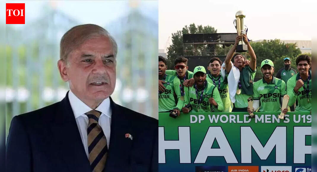 Pakistan PM Shahbaz Sharif announces cash reward for U19 Asia Cup winners; each player to be given PKR 10 million