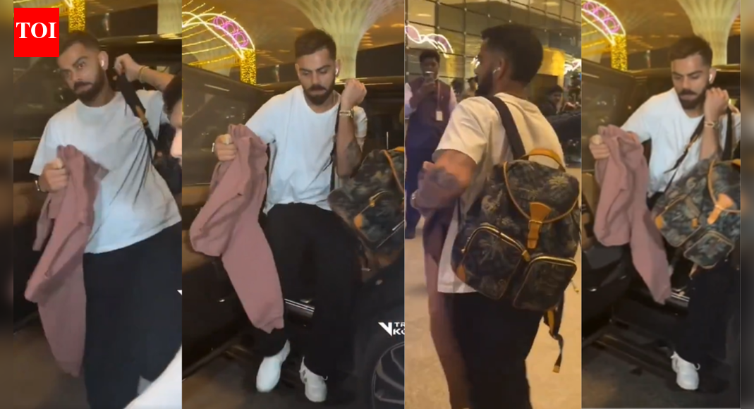 Watch: Virat Kohli spotted at Mumbai airport; returns to Vijay Hazare Trophy | Cricket News