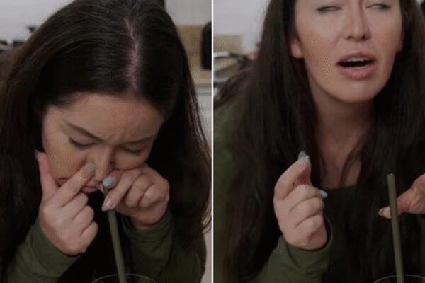 Woman blends every meal and eats by snorting food through her nose |