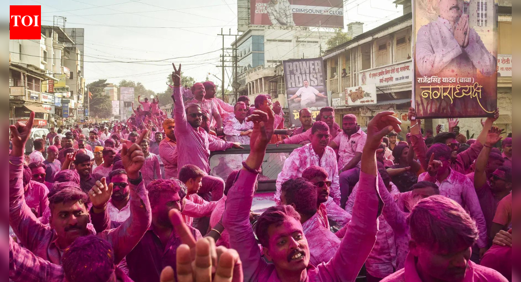 57 local bodies: Poll results out, but Maharashtra parties await ruling | India News