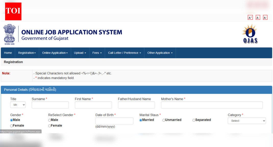Gujarat Police recruitment 2025: Registration window closes today for 13,591 posts; check direct link to apply and key details here