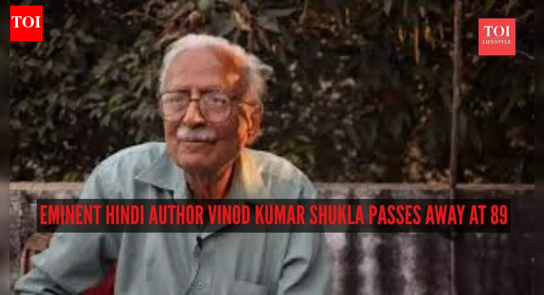Eminent hindi author Vinod Kumar Shukla passes away at 89: A look at his creative legacy