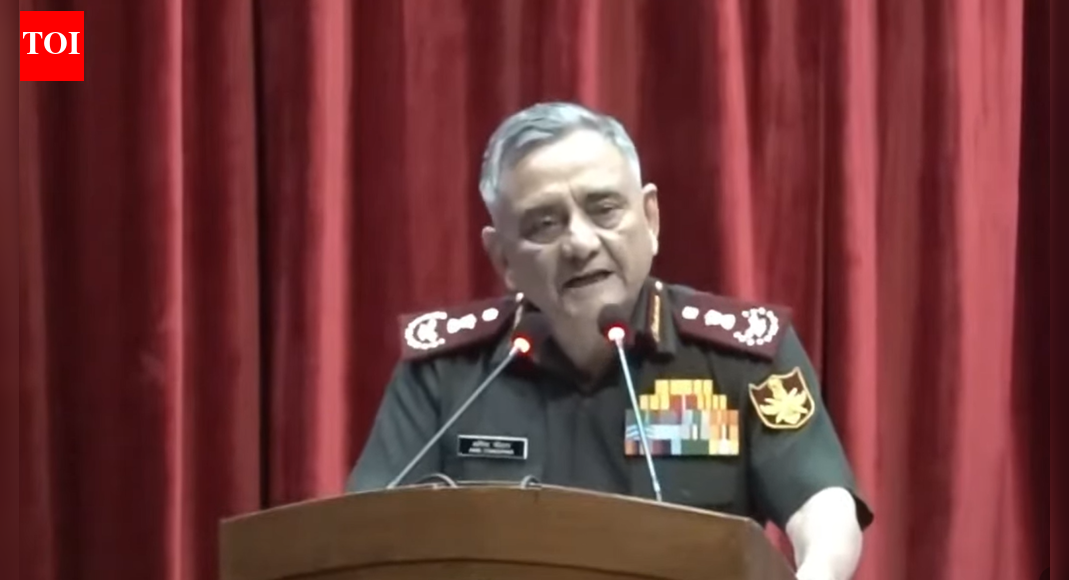 CDS General Anil Chauhan NEW DELHI: Chief of Defence Staff (CDS) General Anil Chauhan on Tuesday called for a three-pronged approach to deter terrorism.According to General Chauhan, who was speaking at an IIT Bombay event, India must prepare itself for short but intense conflicts, longer land-centric conflicts, and create an “asymmetry with the weaker adversary,” a reference to Pakistan. ‘India Faces Two War Realities: Counter Terror Strikes And Long Conflicts’, Says CDS Anil Chauhan “The question is what kind of threats and challenges India should be prepared for. I think this should be based on two major facts. One, both our adversaries—one is a nuclear weapon state and the other is a nuclear-armed state. Hence, we should not allow that level (nuclear) of deterrence to be breached,” he said.The country’s senior-most military officer was referring to China and Pakistan, respectively.“Hence, in my view, we should be prepared to fight short-duration, high-intensity conflicts to deter terrorism—something like Operation Sindoor. Second, we should be prepared for a land-centric, long-duration conflict because we have land disputes, though we should try and avoid it,” he added.Elaborating on the third approach, General Chauhan remarked, “We must exploit new domains and create asymmetry with our weaker adversary, while ensuring these asymmetries are not exploited by other nations. Terrorism will remain a threat and will require both defensive and offensive responses.”The CDS further observed that modern warfare is becoming shorter, yet “faster and smarter,” citing Operation Sindoor as an example.“Warfare in the new domains is faster and smarter. It is also shorter in duration, and the tempo of such warfare is very, very high. Decisions are compressed in time, and the effects of war are felt almost instantly. This was clearly visible in Operation Sindoor, a conflict that lasted only about four days and gave India a decisive victory,” he noted.Arch-rivals India and Pakistan were engaged in a brief but intense conflict from May 7 to 10 following Operation Sindoor, under which the Indian armed forces targeted nine terror camps in Pakistan and Pakistan-occupied Kashmir. The operation came in retaliation for the April 22 Pahalgam terror attack, in which 26 civilians were killed by Pakistan-backed terrorists.The hostilities ended on May 10, with a ceasefire declared following a request from Islamabad.About the AuthorTOI News DeskThe TOI News Desk comprises a dedicated and tireless team of journalists who operate around the clock to deliver the most current and comprehensive news and updates to the readers of The Times of India worldwide. With an unwavering commitment to excellence in journalism, our team is at the forefront of gathering, verifying, and presenting breaking news, in-depth analysis, and insightful reports on a wide range of topics. The TOI News Desk is your trusted source for staying informed and connected to the ever-evolving global landscape, ensuring that our readers are equipped with the latest developments that matter most.”Read MoreEnd of ArticleFollow Us On Social MediaVideosExperts Warn India As Yunus Loses Control In Bangladesh After Hadi Killing Sparks Unrest NationwidePAN-Aadhaar Deadline Nears: How To Link Before December 31 Or Risk Inoperative PAN From Next Year“Neither Janmat Nor Janpath”: Bjp Alleges Growing Rebellion Against Rahul Gandhi Within CongressPak PM Sharif’s Party Leader Threatens India, Warns Missiles Will Respond If Bangladesh Is TargetedIndia’s BrahMos Missile Goes Global As India Closes 0m Defence Pacts With Vietnam And Indonesia’Make Her PM & See…’: Congress MP Endorses Priyanka Gandhi; BJP Takes ‘No Faith In Rahul’ DigHanuman Chalisa Verse Echoes In Delhi As Hindu Lynching In Bangladesh Triggers High Voltage ProtestsAfter Harassment Charge, BJP Leader Nazia Elahi Khan Dares IndiGo To Blacklist HerDonald Trump Praises Asim Munir As ‘Highly Respected’, Reiterates Eight Jets Shot Down in Op SindoorJaishankar Reveals India’s 0 Million Aid Package To Rebuild Sri Lanka After Cyclone Ditwah123PhotostoriesFrom taking her first steps post delivery to updating fans on Kaju’s health and Laughter Chefs shoot, Bharti Singh shares an emotional hospital vlog7 common healthy-looking foods that are secretly causing inflammationInfrastructure Push Ahead as PMC Eyes Rs 200 Cr from Merged ZoneAjith, Suriya, Sasikumar: Tamil stars who charted powerful box office comebacks in 2025Sara Arjun and Ranveer Singh to Deepika Padukone and Shah Rukh Khan: Actors who romanced co-stars with over a 20-year age gap9 pressure cooker mistakes that may turn this ordinary utensil dangerous3 nutrients that may help deal with microplastics in the bodySHE Travels: 7 trips to consider after burnout, breakups or big life changes7 life lessons from Autobiography of a Yogi by to embrace in 2026What happens when you wear sweater and socks while sleeping123Hot PicksUAE WeatherPAN-Aadhaar linkingGold price predictionGold rate todaySilver rate todayPublic Holidays DecemberBank Holidays DecemberTop TrendingMax Payne Remake Release DateResident Evil Code Veronica Release DateJade Cargill and Bradon Net WorthJosh Allen and Hailee Steinfields HolidayChristen GoffPhilip RiversPaul Heyman and Marla Heyman Net WorthAaron RodgersJade Cargill and Brandon Net WorthCharles Barkley