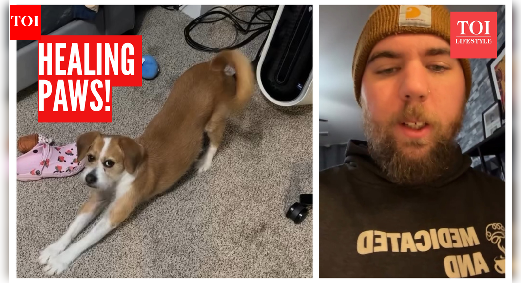 Living with schizophrenia: Man shares how his dog helps him deal with hallucinations |