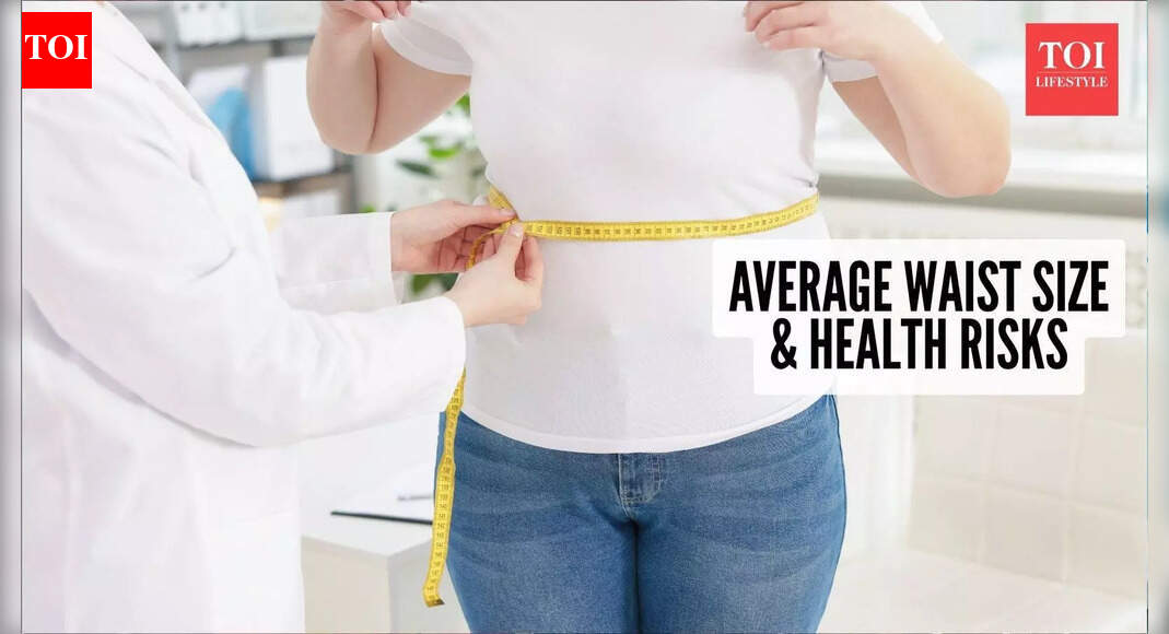 What is the average waist size in women, and what it reveals about health risks