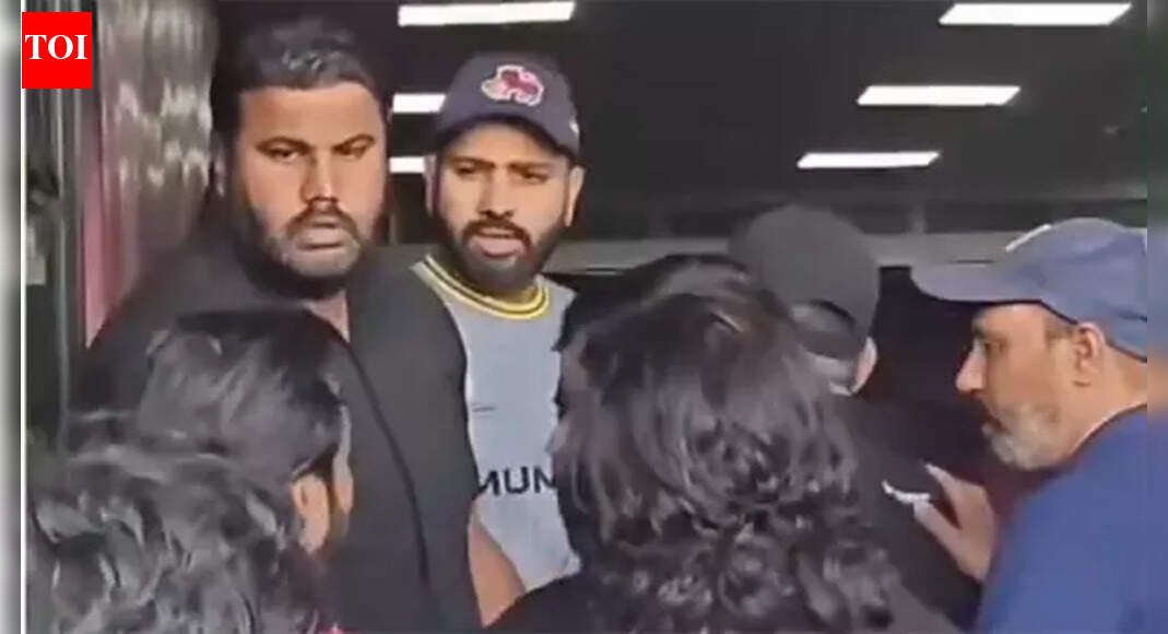 Selfie scramble in Jaipur: Fans swarm Rohit Sharma after nets, security steps in – Watch
