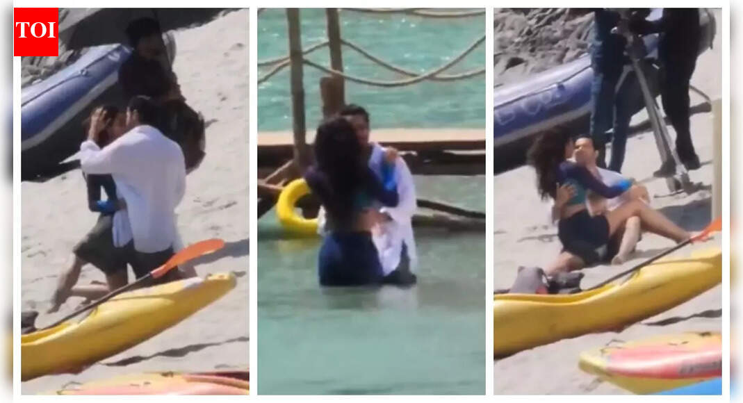 ‘Hai Jawani Toh Ishq Hona Hai’: Varun Dhawan and Pooja Hegde get romantic in BTS clips from film sets – WATCH