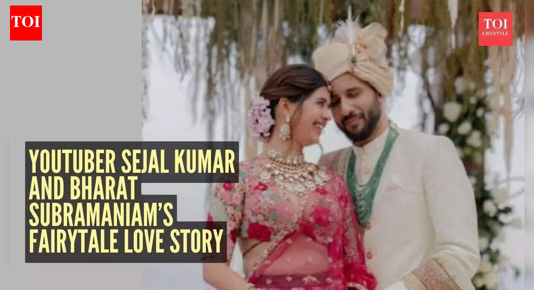YouTuber Sejal Kumar marries Bharat Subramaniam: Childhood friendship turns into a fairytale romance