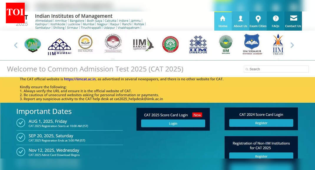 CAT 2025 result released at iimcat.ac.in: Direct link to download scorecards here