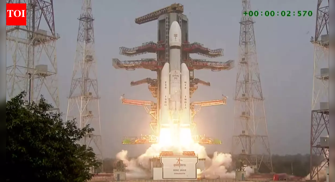 ANI Photo The Indian Space Research Organisation (Isro) on Wednesday released rare onboard camera footage from its heaviest rocket, LVM3-M6, offering a rocket’s-eye view of the BlueBird Block-2 mission from liftoff to satellite separation.The footage shared by Isro on X features visuals captured by cameras onboard and documents each major phase of the ascent. The footage shows the rocket lifting off from the second launch pad at the Satish Dhawan Space Centre in Sriharikota, Andhra Pradesh, followed by the separation of the twin S200 solid strap-on boosters. It then captures the separation of the L110 liquid core stage and the jettisoning of the payload fairing, before concluding with the successful separation of the BlueBird Block-2 satellite into Low Earth Orbit.The visuals were recorded during Isro’s successful commercial launch of the next-generation US communication satellite for AST SpaceMobile earlier in the day. The 6,100 kg satellite was placed into its intended orbit at an altitude of about 520 km, approximately 15 minutes after launch.The 43.5-metre-tall LVM3 lifted off at 8.55 am after the completion of a 24-hour countdown. Powered by two S200 solid boosters, a liquid core stage and a cryogenic upper stage, the rocket performed all mission events as planned.The space agency said the mission, designated LVM3-M6, marked the sixth operational flight of the LVM3 launch vehicle, nicknamed ‘Bahubali’ for its heavy-lift capability. The Isro chief, Dr V Narayanan, described the mission’s success as a “season’s gift” to the country.BlueBird Block-2 is part of a Low Earth Orbit constellation being developed by US-based AST SpaceMobile. The satellite is designed to enable direct-to-mobile connectivity, providing 4G and 5G voice and video calls, text messaging, streaming and data services directly to standard mobile smartphones.Developed by Isro, the three-stage LVM3 has a lift-off mass of 640 tonnes and a payload capability of 4,200 kg to Geosynchronous Transfer Orbit. In earlier missions, it has successfully launched Chandrayaan-2, Chandrayaan-3 and two OneWeb missions carrying 72 satellites.About the AuthorTOI News DeskThe TOI News Desk comprises a dedicated and tireless team of journalists who operate around the clock to deliver the most current and comprehensive news and updates to the readers of The Times of India worldwide. With an unwavering commitment to excellence in journalism, our team is at the forefront of gathering, verifying, and presenting breaking news, in-depth analysis, and insightful reports on a wide range of topics. The TOI News Desk is your trusted source for staying informed and connected to the ever-evolving global landscape, ensuring that our readers are equipped with the latest developments that matter most.”Read MoreEnd of ArticleFollow Us On Social MediaVideosBluebird Lift-Off Shows ISRO Commercial Power As Nambi Narayanan Calls LVM-3 Game Changer MoveYunus Govt Takes Responsibility Of Dipu Das Family After India Erupts Over Hindu Man’s LynchingOsman Hadi’s Brother Accuses Yunus Regime Of Murder Plot To Defer Bangladesh Polls Scheduled in FebPak Leader Exposes Munir’s Kabul Hypocrisy As Sharif’s Party Threatens India Over Bangladesh CrisisDRDO Completes User Trials Of Akash-NG Air Defence Missile System, Ready For InductionBangladesh Slipping Into Pakistan’s Pocket: Sushant Sareen Warns India Of New Eastern Security FrontISRO Launches Heaviest-Ever Satellite BlueBird Block-2 Onboard LVM3 RocketBJP Hits Out At Mamata Govt For Stopping Demonstrations Over Bangladesh ViolenceDelhi HC Grants Bail To Kuldeep Sengar; Victim’s Sister Says ‘Put Us In Jail To Keep Us Safe’India Summons Bangladesh High Commissioner Over Violence Against Hindus, Protests Continue123PhotostoriesWinter Special: How to make Kolkata-Style Egg Roll at homeFrom Witanhurst to Villa Leopolda: 8 biggest residential homes built across the globeFrom fear to fatality: Ganeshkhind Road exposes Pune’s pedestrian crisisJudi Dench to Bruce Willis: Heartbreaking reasons film legends had to QUIT actingFrom playground to powerhouse: Chennai’s Royapuram gets Rs 1.5cr sports complex2026 Messages for every birth date you need to knowTop AIIMS doctor lists 4 healthiest fruits and the right way to consume them6 teas that help support lung health in high AQIWinter Special: How to make Indian Railway–style Cream of Tomato Soup at homeNutrition fact of the day: How bok choy (pak choi) supports gut, bone and heart health123Hot PicksUAE WeatherPAN-Aadhaar linkingKarbi Anglong CurfewGold rate todaySilver rate todayPublic Holidays DecemberBank Holidays DecemberTop TrendingShane Bieber and Kara Net WorthLIC Home Loan Interest RateMunetaka MurakamiConnor Bedard Net WorthAleksander Barkov GirlfriendAuston MatthewsJake GuentzelTrey Yesavage and Taylor Fricks EngagementJade Cargill and Brandon Net WorthMax Holloway Net Worth