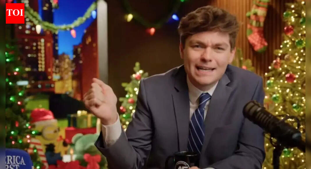 ‘Eating rice with hands, speaking Hindi — is that America?’ Nick Fuentes launches anti-India Christmas rant
