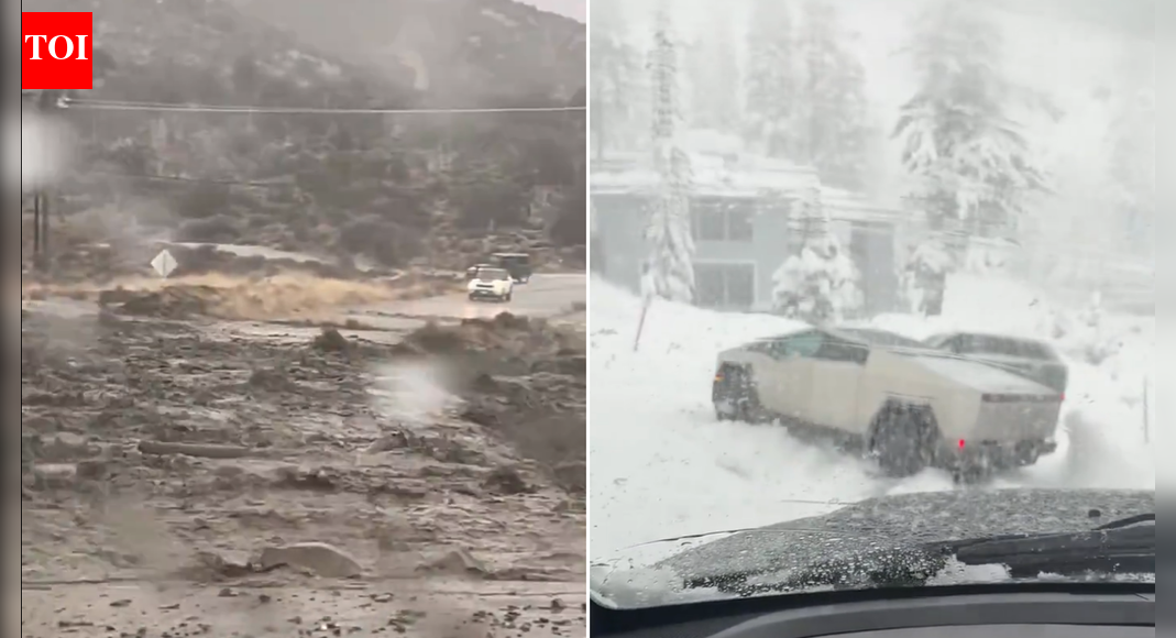 Watch: Powerful holiday storm batters southern California; visuals of flash floods, mudslides emerge