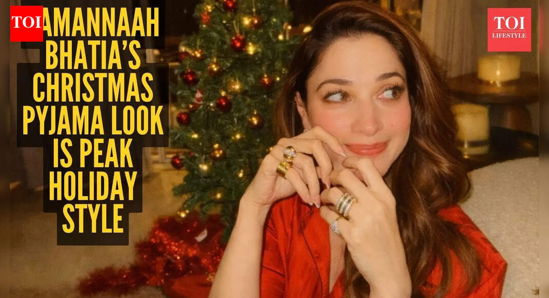 Tamannaah Bhatia shows how you do Christmas style without leaving the couch!