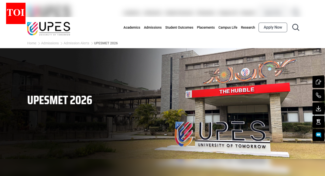 UPESMET 2026 registration begins for MBA admissions: Check eligibility, direct link to apply here
